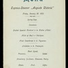 DINNER [held by] HAMBURG-AMERIKA LINIE [at] SS AUGUSTE VICTORIA (SS;)