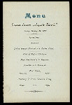 DINNER [held by] HAMBURG-AMERIKA LINIE [at] SS AUGUSTE VICTORIA (SS;)