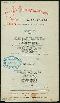 DEJEUNER [held by] CIE CIE TRANSATLANTIQUE [at] PAQUEBOT: LA CHAMPAGNE (SS;)
