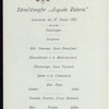 DINNER MENU [held by] HAMBURG-AMERIKA LINIE [at] "SCHNELLDAMPFER: ""AUGUSTE VICTORIA""" (SS;)
