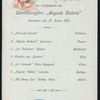 DINNER MENU [held by] HAMBURG-AMERIKA LINIE [at] "SCHNELLDAMPFER: ""AUGUSTE VICTORIA""" (SS;)