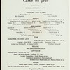 DINNER [held by] HOTEL EMPIRE [at] NY (HOTEL;)