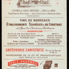 BREAKFAST [held by] CIE TRANSATLANTIQUE [at] SS LA CHAMPAGNE (SS;)