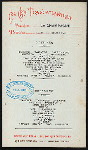 BREAKFAST [held by] CIE TRANSATLANTIQUE [at] SS LA CHAMPAGNE (SS;)