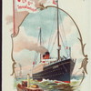 DINNER [held by] CIE TRANSATLANTIQUE [at] SS LA CHAMPAGNE (SS;)