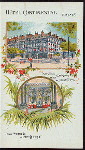 DINNER [held by] CIE TRANSATLANTIQUE [at] SS LA CHAMPAGNE (SS;)