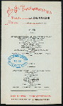 DINNER [held by] CIE TRANSATLANTIQUE [at] SS LA CHAMPAGNE (SS;)