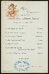 DINNER [held by] HAMBURG-AMERIKA LINIE [at] SS AUGUSTE VICTORIA (SS;)