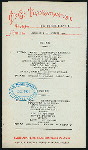 DINNER [held by] CIE GLE TRANSATLANTIQUE [at] SS LA CHAMPAGNE (SS;)