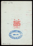 ANNUAL DINNER [held by] GOLD LEAF MANUFACTURERS [at] "HOTEL MARLBOROUGH, [NEW YORK, NY]" (HOTEL;)