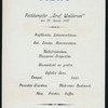 DINNER [held by] HAMBURG-AMERIKA LINIE [at] SS GRAF WALDERSEE (SS;)