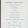 DINNER [held by] HAMBURG-AMERIKA LINIE [at] SS AUGUSTE VICTORIA (SS;)