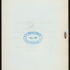 RECEPTION & DINNER TO MR. WILLIAM J. BRYAN [held by] MASSACHUSETTS DEMOCRATIC STATE COMMITTEE [at] "FANEUIL HALL, BOSTON, MA" (OTHER (HALL);)