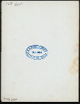 RECEPTION & DINNER TO MR. WILLIAM J. BRYAN [held by] MASSACHUSETTS DEMOCRATIC STATE COMMITTEE [at] "FANEUIL HALL, BOSTON, MA" (OTHER (HALL);)