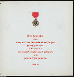 8TH ANNUAL DINNER ON OCCASION OF THE TWO HUNDRED AND EIGHTY-SIXTH ANNIVERSARY OF THE FOUNDING OF NEW AMSTERDAM [held by] SOCIETY OF COLONIAL WARS IN THE STATE OF NEW YORK [at] "DELMONICO'S, NEW YORK, NY" (REST;)
