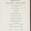 DINNER [held by] HAMBURG AMERIKA LINIE [at] SCHNELLDAMFERS AUGUSTE VICTORIA (SS;)