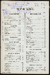 BILL OF FARE [held by] EASTERN HOTEL RESTAURANT AND CAFE [at] "NEW YORK, NY" (HOTEL/REST;)