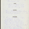 BILL OF FARE [held by] JOHN DOSCHER'S RESTAURANT [at] "25 BARCLAY ST., NEW YORK, NY" (REST;)