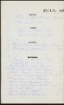 BILL OF FARE [held by] JOHN DOSCHER'S RESTAURANT [at] "25 BARCLAY ST., NEW YORK, NY" (REST;)
