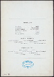 SECOND ANNUAL DINNER [held by] SOCIETY OF THE GENESEE [at] "SHERRY'S, NEW YORK, NY" (REST;)