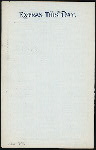DAILY MENU [held by] ADAMS HOTEL AND RESTAURANT [at] "373-375 WEST STREET, NEW YORK, NY" (REST;)
