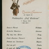 DINNER [held by] HAMBURG-AMERIKA LINIE [at] STEAMER GRAF WALDERSEE (SS;)