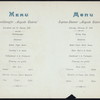 DINNER [held by] HAMBURG-AMERIKA LINIE [at] SS AUGUSTE VICTORIA (SS;)
