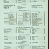 DAILY BILL OF FARE [held by] HOTEL MINOT [at] "cOR. 126TH ST. & 8TH AVENUE, [NEW YORK, NY]" (HOTEL;)