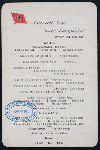 DINNER [held by] CUNARD LINE [at] R.M.S. CAMPANIA (SS;)
