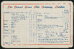 BREAKFAST [held by] CUNARD LINE [at] R.M.S. CAMPANIA (SS;)