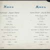 MENU [held by] HAMBURG-AMERIKA LINIE [at] "SCHNELLDAMPFER ""AUGUSTE VICTORIA""" (SS;)