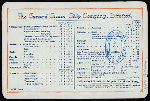 DINNER [held by] CUNARD LINE [at] ABOARD R.M.S. ETRURIA (SS;)