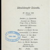 BANQUET IN HONOR OF GEORGE WASHINGTON'S BIRTHDAY [held by] HAMBURG-AMERIKA LINIE [at] SCHNELLDAMPFER COLUMBIA (SS;)