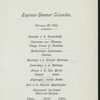 BANQUET IN HONOR OF GEORGE WASHINGTON'S BIRTHDAY [held by] HAMBURG-AMERIKA LINIE [at] SCHNELLDAMPFER COLUMBIA (SS;)