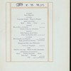 DINNER COMMEMORATING THE OPENING OF THE NEW HALL OF THE BOARD OF EDUCATION [held by] NEW YORK BOARD OF EDUCATION [at] "DELMONICO'S, NEW YORK, NY" (REST;)