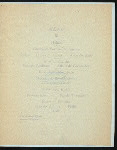 WASHINGTON'S BIRTHDAY DINNER [held by] SOCIETY OF THE CINCINNATI IN THE STATE OF NEW JERSEY [at] "WALDORF-ASTORIA, THE, [NEW YORK, NY]" (HOTEL;)
