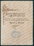 HAZEL'S PURE FOOD LUNCHEON [held by] SIEGEL COOPER CO. [at] 6TH AVENUE AND 18TH STREET (REST;)