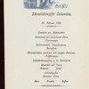 DINNER [held by] HAMBURG-AMERIKA LINIE [at] "SCHNELLDAMPFER ""COLUMBIA""" (SS;)