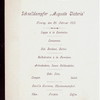 DINNER [held by] HAMBURG-AMERIKA LINIE [at] "SCHNELLDAMPFER ""AUGUSTE VICTORIA""" (SS;)