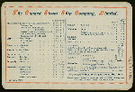 LUNCHEON [held by] CUNARD LINE [at] EN ROUTE ON BOARD R.M.S. CAMPANIA (SS;)