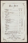 DINNER [held by] RED STAR LINE [at] EN ROUTE ABOARD S.S. WESTERNLAND (SS;)