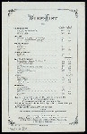 DINNER [held by] RED STAR LINE [at] EN ROUTE ABOARD S.S. SOUTHWARK (SS;)