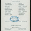 BANQUET IN HONOR OF JUDGE PETER S. GROSSCUP & JUDGE CHRISTIAN C. KOHLSAAT [held by] CHICAGO BAR ASSOCIATION [at] "THE AUDITORIUM,[CHICAGO, IL.]" (HALL;)