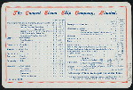 BREAKFAST [held by] CUNARD LINE [at] RMS CAMPANIA (SS;)
