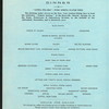 DINNER [held by] NEW YORK CENTRAL & HUDSON RIVER R.R. [at] "DINING CAR SERVICE, TRAIN 19" (RR;)