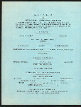 DINNER [held by] NEW YORK CENTRAL & HUDSON RIVER R.R. [at] "DINING CAR SERVICE, TRAIN 19" (RR;)