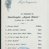 MENU [held by] HAMBURG-AMERIKA LINIE [at] "SCHNELLDAMPFER ""AUGUSTE VICTORIA""" (SS;)