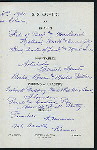 DINNER [held by] OCCIDENTAL & ORIENTAL STEAMSHIP COMPANY [at] S.S. COPTIC (SS;)