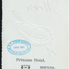 DINNER [held by] PRINCESS HOTEL [at] BERMUDA (HOTEL;)