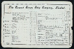 LUNCHEON [held by] CUNARD LINE [at] "R.M.S. ""ETRURIA""" (SS;)